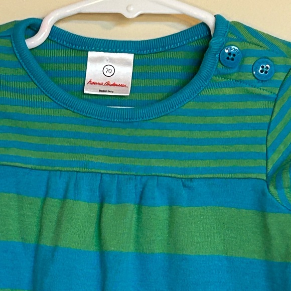 6-12M Hanna Andersson Stripe Playdress/Daydress - Picture 2 of 6